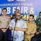 Wakil Menteri Ketenagakerjaan (Wamenaker) Afriansyah Noor di dampingi Gubernur Jambi Al Haris dan Unsur Forkopimda provinsi Jambi.( Poto : jambione.com )
