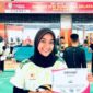 Mahasiswi UIN STS Jambi Rima Aprianti meraih medali emas IPSI Cup Sumsel 2026( poto :  ANTARA).