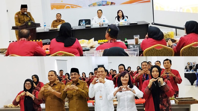 Kegiatan pelatihan tersebut digelar di Aula Hotel Grand Ar-Riyad, Kuala Tungkal, Kabupaten Tanjung Jabung Barat, dan dibuka langsung oleh Bupati Anwar Sadat pada Selasa (9/6/2026).( poto : infojambi.com )