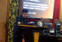 Wakil Gubernur Jambi mewakili Pemerintah Provinsi Jambi Ranperda Inisiatif DPRD Jambi Selasa (02/06/2026).( poto : bicarajambi.com )