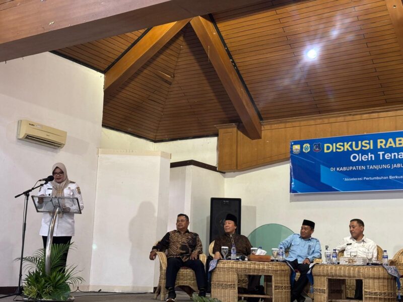 Bupati Tanjab Timur Desak Percepatan Infrastruktur, Soroti Jalan Rusak dan Pelabuhan Sabak(poto : jambilink )