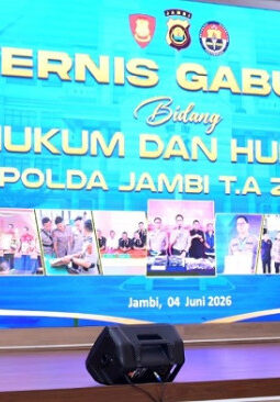 Rakernis Bidkum Bidhumas Polda Jambi 2026 Dorong Transformasi Hukum dan Penguatan Komunikasi Publik