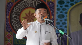 Gubernur Jambi Al Haris menghadiri Haflah Akhirussanah Tahun 2026 di Kecamatan Pamenang Selatan, Kabupaten Merangin, Sabtu (13/06/2026).( poto : bicarajambi.com )