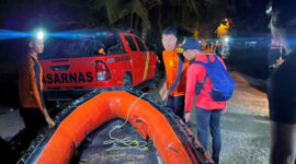 Kepala Kantor Basarnas Jambi, Adah Sudarsa, menyebut pihaknya mengerahkan tujuh personel rescue ke lokasi.( poto : infojambi.com )