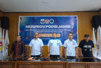 PODSI Jambi menggelar Musyawarah Provinsi di Gedung KONI Jambi pada Kamis (18/6/2026).( poto : bicarajambi.com )