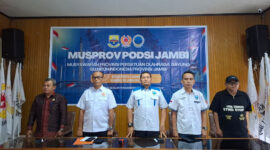 PODSI Jambi menggelar Musyawarah Provinsi di Gedung KONI Jambi pada Kamis (18/6/2026).( poto : bicarajambi.com )