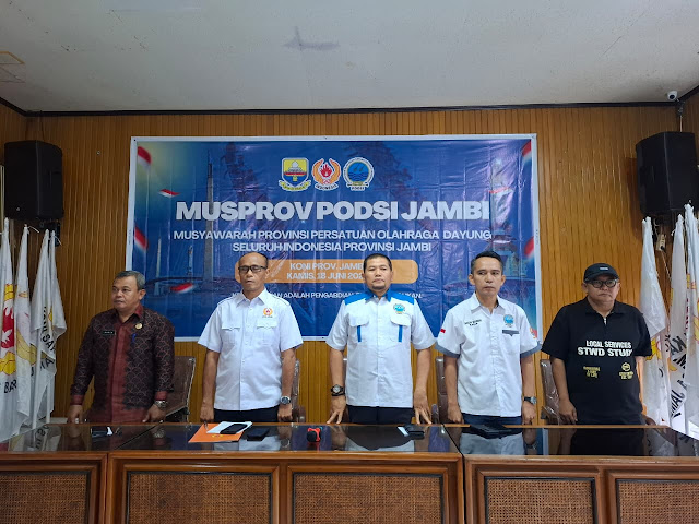 PODSI Jambi menggelar Musyawarah Provinsi di Gedung KONI Jambi pada Kamis (18/6/2026).( poto : bicarajambi.com )