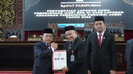 Pemprov Jambi raih WTP ke-14 dari BPK RI atas LKPD 2025.( poto : jambilink.id )