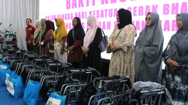 Bidang Kedokteran dan Kesehatan Polda Jambi sukses menggelar bakti kesehatan dan sosial memperingati Hari Bhayangkara ke-80.( poto : infojambi.com )