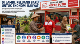 Koperasi Merah Putih Perkuat UMKM dan Petani Jambi( poto :chatGPT)