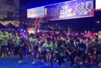 CRJ Glow Night Run 2026 yang digelar pada Sabtu malam 6 Juni 2026( poto : jambi-independent.co.id )