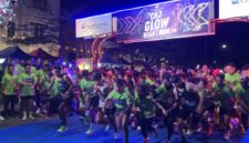 CRJ Glow Night Run 2026 yang digelar pada Sabtu malam 6 Juni 2026( poto : jambi-independent.co.id )