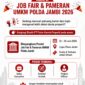 PT Putra Kurnia Properti hadir di Job Fair Jambi 2026.( poto : jambilink.id )