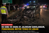 Kecelakaan maut Jalinsum Sarolangun kembali terjadi  tepatnya di kawasan Simpang Singkut 4, Desa Pelawan Jaya, Kecamatan Pelawan, Kabupaten Sarolangun.( ilustrasi poto : chatGPT)  