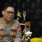 Kabid Humas Polda Jambi Kombes Pol Erlan Munaji memaparkan berbagai program dan kegiatan kepolisian.( poto : infojambi.com )