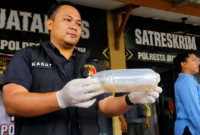 Satuan Reserse Kriminal Polresta Jambi gagalkan penyelundupan 47.872 benih lobster dari Lampung ke Riau.( poto : jambipost.net)