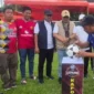 Bupati saat pembukaan kapolres cup( Poto : RRI)