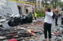 Sebuah ledakan rumah mewah medan mengguncang kawasan perumahan elite di Jalan Mustang, Kecamatan Medan Polonia, Kota Medan, Sumatera Utara, Senin (20/7/2026).(poto: fajarsumbar.com)