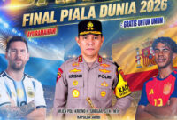 Polda Jambi menggelar nonton bareng final Piala Dunia 2026.(poto: infojambi.com).
