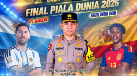 Polda Jambi menggelar nonton bareng final Piala Dunia 2026.(poto: infojambi.com).