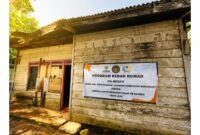 Kondisi rumah Yurmina penerima program bedah rumah Lapas Kelas IIB Bangko, Kemenimipas, Sabtu (18/7/2026).(poto: ANTARA).