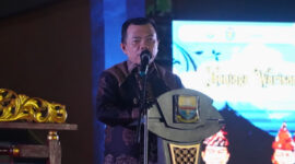 Gubernur Jambi, Dr. H. Al Haris, S.Sos., M.H., secara resmi membuka Pekan Budaya Pariwisata Jambi Elok Nian 2026.(poto: bicarajambi.com).