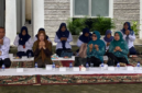 Ketua Tim Penggerak PKK Provinsi Jambi Hj. Hesnidar Haris menghadiri kegiatan Pojok Berkah di Telanaipura.(poto: istimewa).