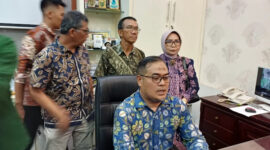 Penjabat (Pj) Rektor Universitas Batanghari (Unbari), Yunan Surono, akhirnya menempati ruang rektor pada Kamis (2/7/2026).( poto :bicarajambi.com)