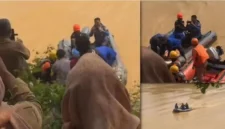 Upaya pencarian intensif terhadap seorang anak laki-laki yang dilaporkan hilang terseret arus sungai akhirnya membuahkan hasil.( poto ;tribunjambi.com )
