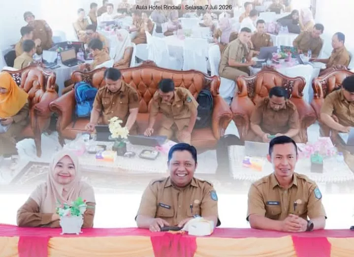 Pemkab Kerinci melalui Dinas Komunikasi dan Informatika (Diskominfo) menggelar Bimbingan Teknis (Bimtek) Pengelolaan Website Desa.( poto : halojambi.com)