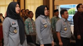 Kantor Wilayah Kementerian Hukum Jambi menggelar sosialisasi layanan fidusia jambi secara elektronik di Aula Kantor Wilayah pada Senin (20/7/2026).(poto: jamberita.com).