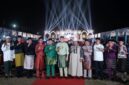 Bupati Merangin M. Syukur resmi memimpin acara Penutupan MTQH Kabupaten Merangin ke-52 di Desa Bukit Batu, Kecamatan Sungai Manau, Rabu (22/7) malam.(poto: jambiprima.com).