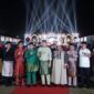 Bupati Merangin M. Syukur resmi memimpin acara Penutupan MTQH Kabupaten Merangin ke-52 di Desa Bukit Batu, Kecamatan Sungai Manau, Rabu (22/7) malam.(poto: jambiprima.com).