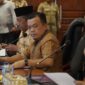 Gubernur Jambi Dr. H. Al Haris, S.Sos, MH memimpin langsung Rapat Evaluasi Perkembangan Pelaksanaan Kegiatan Pembangunan Provinsi Jambi Triwulan II Tahun Anggaran 2026.( poto: jamberita.com).