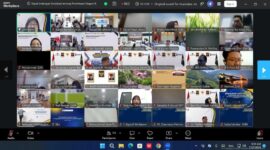 Kantor Wilayah Kementerian Hukum Jambi mengikuti sosialisasi pnbp layanan merek secara virtual melalui Zoom Meeting pada Senin (27/7/2026).(poto: jamberita.com).