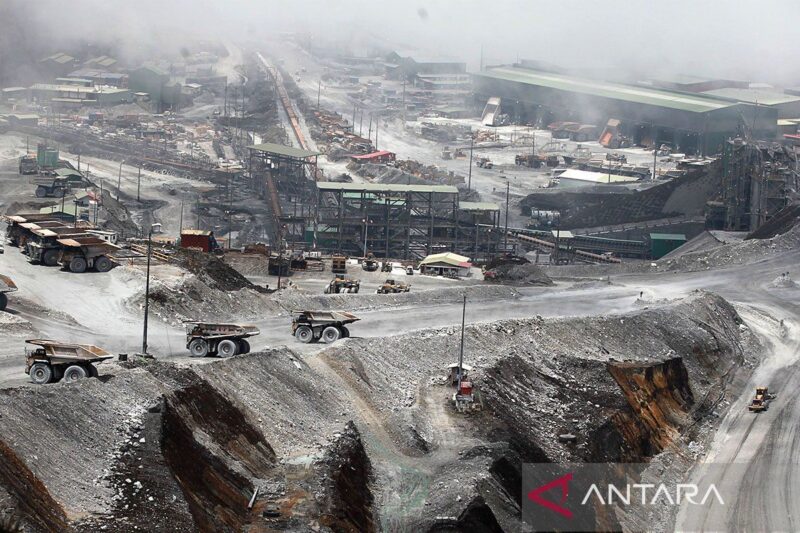  PT Freeport Indonesia memproyeksikan kontribusinya kepada negara mencapai lebih dari 7 miliar dolar AS pertahun.(ilustrasi poto: ANTARA).