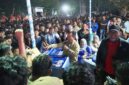 Pemerintah Provinsi Jambi sukses menggelar acara Nobar Piala Dunia 2026 di depan Lapangan Kantor Gubernur Jambi Al Haris.(poto: jamberita.com).