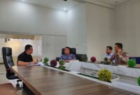 Bapemperda DPRD Merangin berkonsultasi ke Kanwil Kemenkumham Jambi terkait prosedur pembentukan desa baru.( poto: jamberita.com).