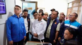 DPR RI), dan Ombudsman Republik Indonesia melakukan pemantauan di sejumlah Stasiun Pengisian Bahan Bakar Umum (SPBU) di Kota Jambi dan Kabupaten Muaro Jambi, Sabtu (11/7/2026). (poto: jamberita.com).
