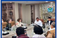 Wali Kota Sungai Penuh Alfin, S.H. bersama Gubernur Jambi Dr. H. Al Haris menggelar audiensi langsung dengan Kementerian Lingkungan Hidup/Badan Pengendalian Lingkungan Hidup (BPLH) Republik Indonesia di Jakarta pada Senin (20/7/2026).(poto: prokopim kota Sunagi Penuh).