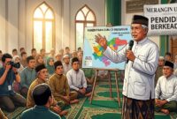 M Syukur menyampaikan komitmen besar tersebut saat menghadiri agenda rutin Subuh Keliling (Subling) Pemerintah Kabupaten Merangin di Masjid Baitussalam, Jumat (10/7/2026).( ilustrasi poto: AI).