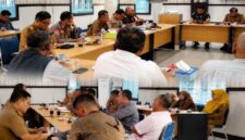 Rapat koordinasi penanganan aktivitas Penambangan Emas Tanpa Izin (PETI) yang dipimpin Plt Kepala DLH Kabupaten Bungo.(poto: jambiprima.com).