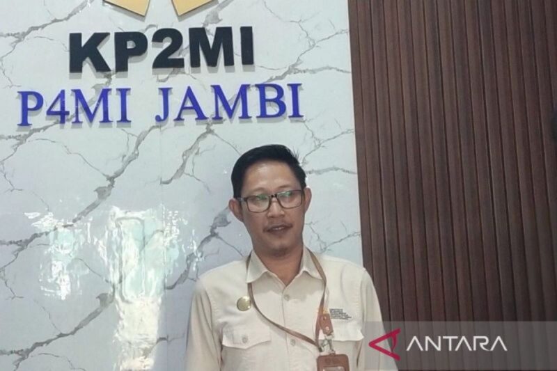 Koordinator P4MI Jambi Deliyus Eka Saputra saat memberikan keterangan kepada awak media di Jambi, Selasa (7/7/2026).( poto: ANTARA).