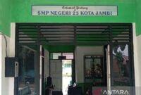 SMP Negeri 23 Kota Jambi. ( poto : ANTARA).
