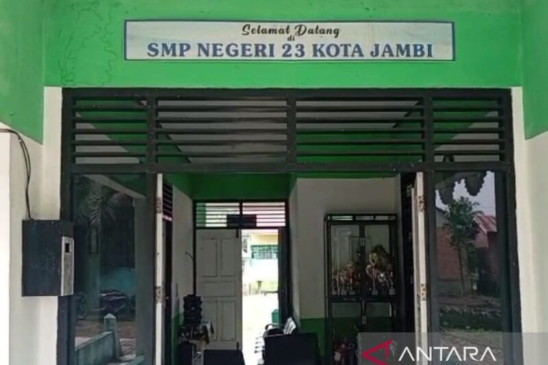 SMP Negeri 23 Kota Jambi. ( poto : ANTARA).