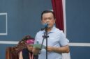 Gubernur Jambi Al Haris secara resmi membuka Turnamen Tenis Alumni Indonesia ke-16 di Lapangan Tenis Kampus Universitas Jambi.(poto: jamberita.com).