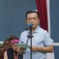 Gubernur Jambi Al Haris secara resmi membuka Turnamen Tenis Alumni Indonesia ke-16 di Lapangan Tenis Kampus Universitas Jambi.(poto: jamberita.com).
