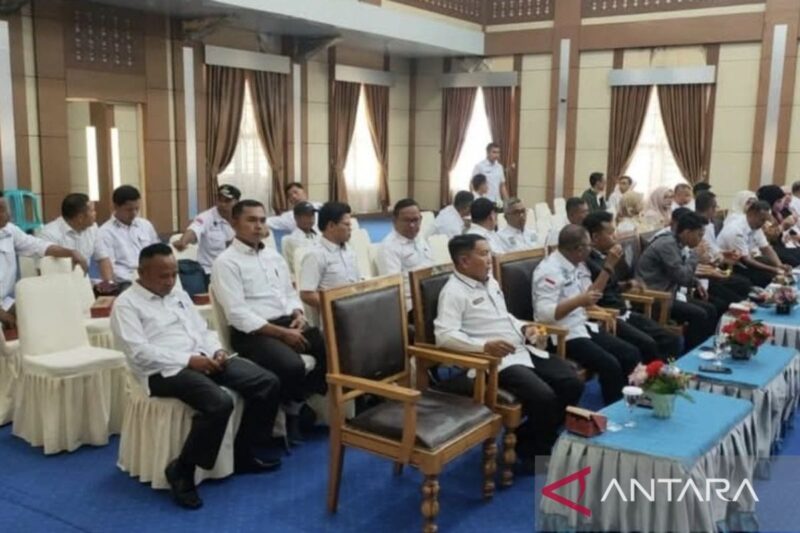 Kota Sungai Penuh melaksanakan kajian risiko bencana sebagai dasar pembangunan daerah, Rabu (15/7/2026).( poto : ANTARA).