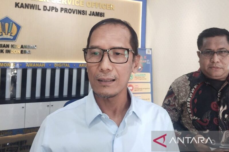 Kepala Kanwil DJPb Provinsi Jambi Tunas Agung Jiwa Brata.(poto: ANTARA).