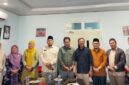 Wakil Rektor UIN STS Jambi bersama Kepala Kanwil Kementerian HAM Provinsi Jambi dan jajaran berfoto bersama usai pertemuan silaturahmi, Kamis (30/7/2026).(poto: jambiprima.com).
